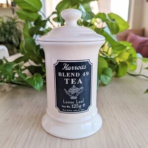 Harrods Ceramic Tea Canister